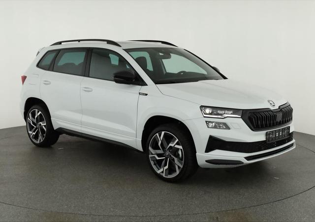 Skoda Karoq - Sportline 2.0 TDI DSG Sportline, Pano, AHK, Matrix, Teilleder, 5 J.-Garantie