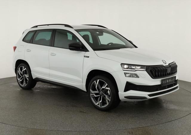 Skoda Karoq - Sportline 4x4 2.0 TSI DSG Sportline, AHK, Navi, Teilleder, Side, 5 J.-Garantie