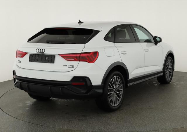 Audi Q3 Sportback 45 TFSI quattro S line qu S-LINE, Pano, AHK, 19-Zoll, Optik schwarz, Navi, Kamera, el. Klappe, 4-J. Garantie 