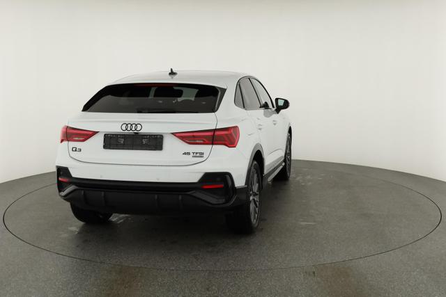 Audi Q3 Sportback 45 TFSI quattro S line qu S-LINE, Pano, AHK, 19-Zoll, Optik schwarz, Navi, Kamera, el. Klappe, 4-J. Garantie 