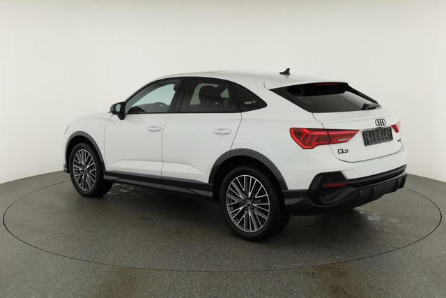 Audi Q3 Sportback 45 TFSI quattro S line qu S-LINE, Pano, AHK, 19-Zoll, Optik schwarz, Navi, Kamera, el. Klappe, 4-J. Garantie 