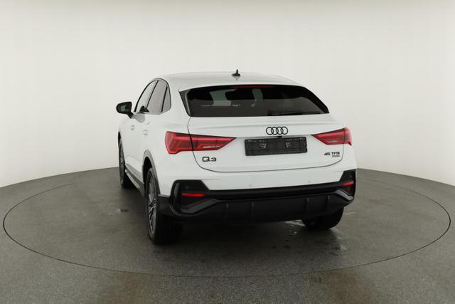 Audi Q3 Sportback 45 TFSI quattro S line qu S-LINE, Pano, AHK, 19-Zoll, Optik schwarz, Navi, Kamera, el. Klappe, 4-J. Garantie 