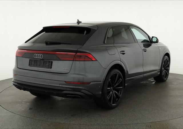 Audi Q8 - 50 TDI quattro qu S-LINE, Luft, Pano, B&O, 23-Zoll, AHK, Leder, AreaView, Optik schwarz
