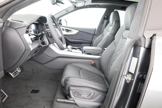 Audi Q8 50 TDI quattro qu S-LINE, Luft, Pano, B&O, 23-Zoll, AHK, Leder, AreaView, Optik schwarz 