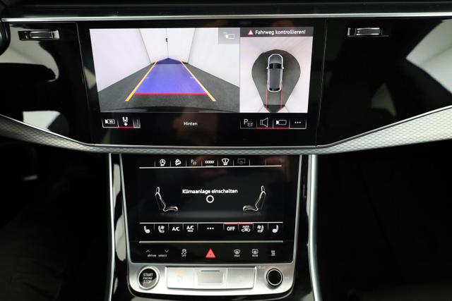 Audi Q8 50 TDI quattro qu S-LINE, Standheizung, HuD, Luft, Pano, B&O, 23-Zoll, AHK, Leder, AreaView, Optik schwarz 
