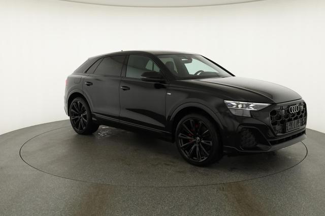 Audi Q8 50 TDI quattro qu S-LINE, Standheizung, HuD, Luft, Pano, B&O, 23-Zoll, AHK, Leder, AreaView, Optik schwarz 
