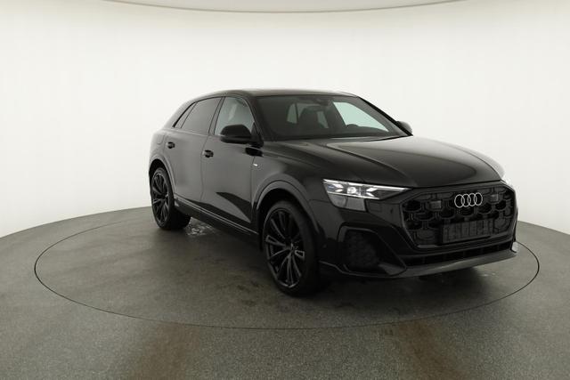 Audi Q8 50 TDI quattro qu S-LINE, Standheizung, HuD, Luft, Pano, B&O, 23-Zoll, AHK, Leder, AreaView, Optik schwarz 