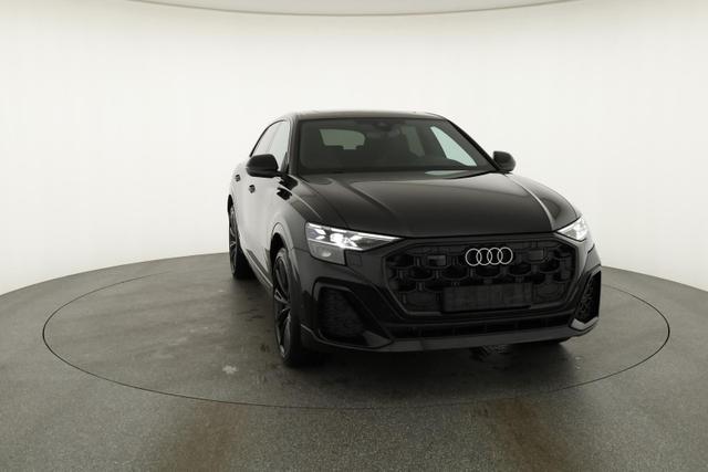 Audi Q8 50 TDI quattro qu S-LINE, Standheizung, HuD, Luft, Pano, B&O, 23-Zoll, AHK, Leder, AreaView, Optik schwarz 