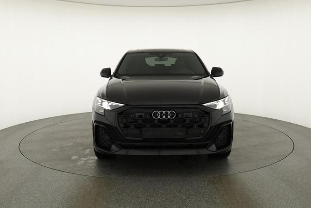 Audi Q8 50 TDI quattro qu S-LINE, Standheizung, HuD, Luft, Pano, B&O, 23-Zoll, AHK, Leder, AreaView, Optik schwarz 