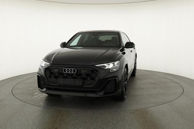 Audi Q8 50 TDI quattro qu S-LINE, Standheizung, HuD, Luft, Pano, B&O, 23-Zoll, AHK, Leder, AreaView, Optik schwarz 