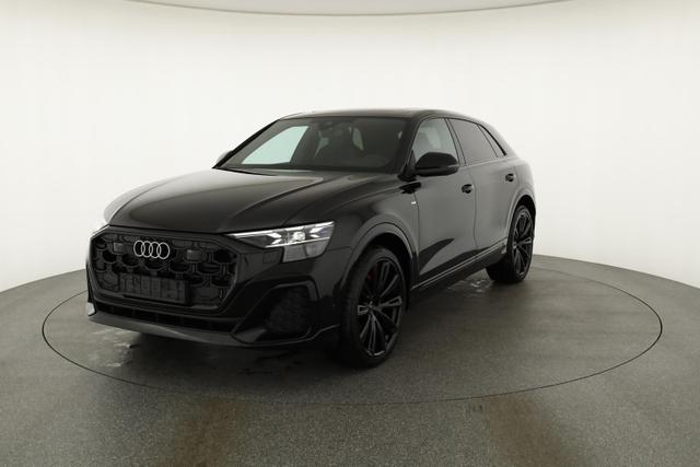 Audi Q8 50 TDI quattro qu S-LINE, Standheizung, HuD, Luft, Pano, B&O, 23-Zoll, AHK, Leder, AreaView, Optik schwarz 
