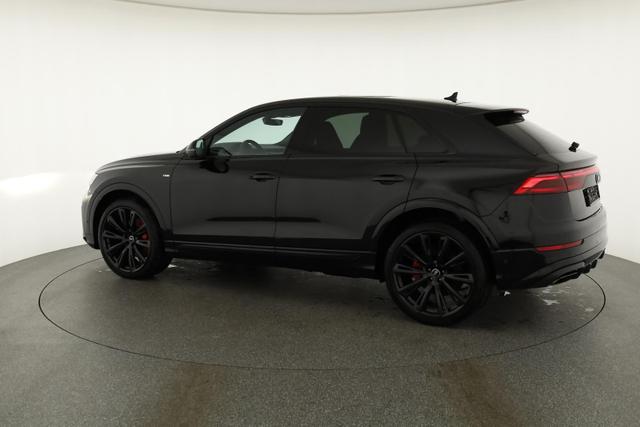 Audi Q8 50 TDI quattro qu S-LINE, Standheizung, HuD, Luft, Pano, B&O, 23-Zoll, AHK, Leder, AreaView, Optik schwarz 
