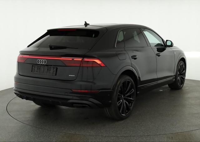 Audi Q8 - 50 TDI quattro qu S-LINE, Luft, Pano, B&O, 23-Zoll, AHK, Leder, AreaView, Optik schwarz