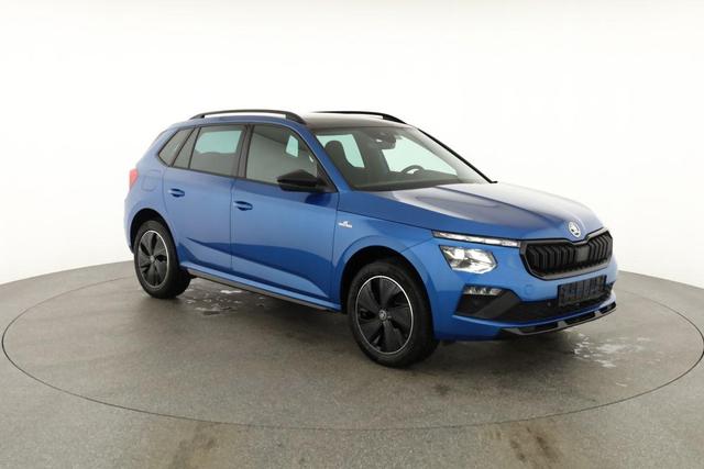 Skoda Kamiq Monte Carlo 1.5 TSI DSG Carlo, Pano, AHK, IQ.Light, Side, Kamera, Winter, 17-Zoll 