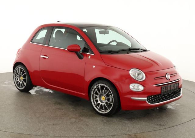 Fiat 500 - RED 1.0 Hybrid Limited Red, Pano, Tempomat, Klima, AppConnect, 17-Zoll