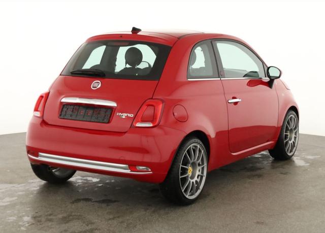 Fiat 500 RED 1.0 Hybrid Limited Red, Pano, Tempomat, Klima, AppConnect, 17-Zoll 
