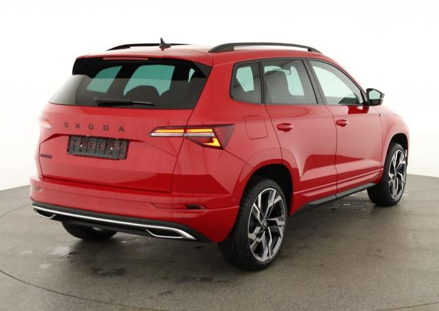 Skoda Karoq Sportline 1.5 TSI DSG Sportline, Pano, AHK, Navi, CANTON, Matrix, AreaView, Side, FS-beheizbar, 19-Zoll 