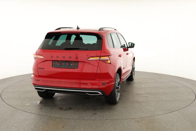 Skoda Karoq Sportline 1.5 TSI DSG Sportline, Pano, AHK, Navi, CANTON, Matrix, AreaView, Side, FS-beheizbar, 19-Zoll 