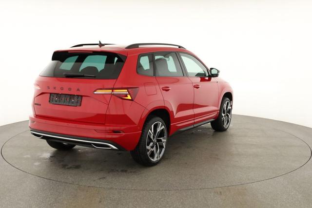 Skoda Karoq Sportline 1.5 TSI DSG Sportline, Pano, AHK, Navi, CANTON, Matrix, AreaView, Side, FS-beheizbar, 19-Zoll 
