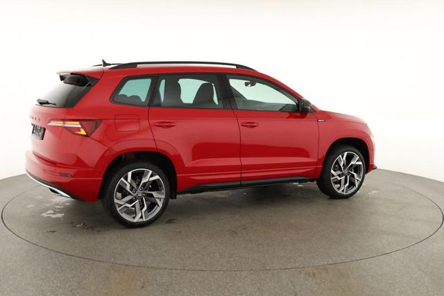 Skoda Karoq Sportline 1.5 TSI DSG Sportline, Pano, AHK, Navi, CANTON, Matrix, AreaView, Side, FS-beheizbar, 19-Zoll 