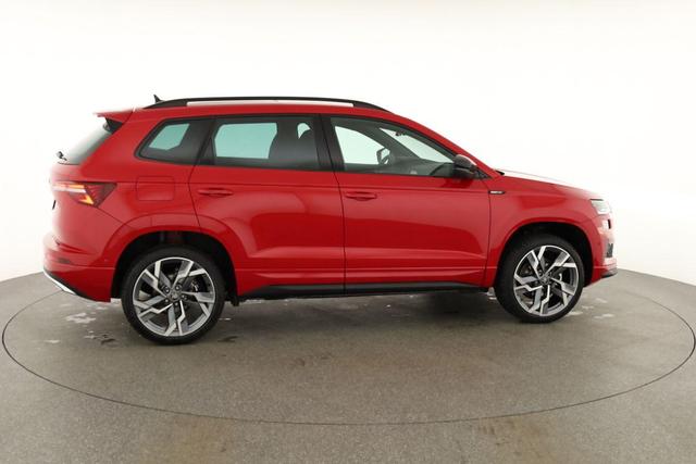 Skoda Karoq Sportline 1.5 TSI DSG Sportline, Pano, AHK, Navi, CANTON, Matrix, AreaView, Side, FS-beheizbar, 19-Zoll 
