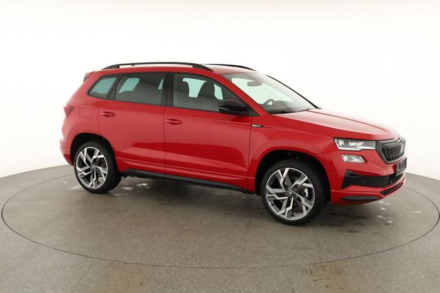 Skoda Karoq Sportline 1.5 TSI DSG Sportline, Pano, AHK, Navi, CANTON, Matrix, AreaView, Side, FS-beheizbar, 19-Zoll 