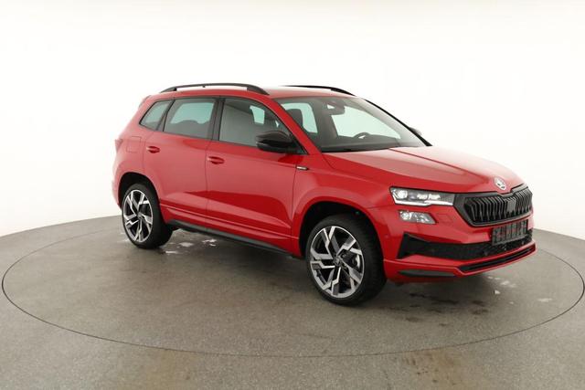 Skoda Karoq Sportline 1.5 TSI DSG Sportline, Pano, AHK, Navi, CANTON, Matrix, AreaView, Side, FS-beheizbar, 19-Zoll 