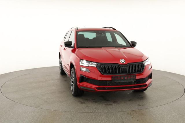 Skoda Karoq Sportline 1.5 TSI DSG Sportline, Pano, AHK, Navi, CANTON, Matrix, AreaView, Side, FS-beheizbar, 19-Zoll 