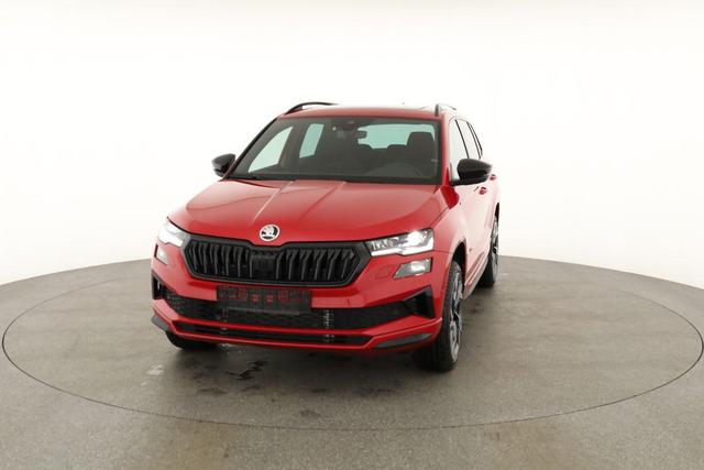 Skoda Karoq Sportline 1.5 TSI DSG Sportline, Pano, AHK, Navi, CANTON, Matrix, AreaView, Side, FS-beheizbar, 19-Zoll 