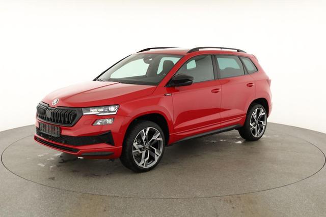 Skoda Karoq Sportline 1.5 TSI DSG Sportline, Pano, AHK, Navi, CANTON, Matrix, AreaView, Side, FS-beheizbar, 19-Zoll 
