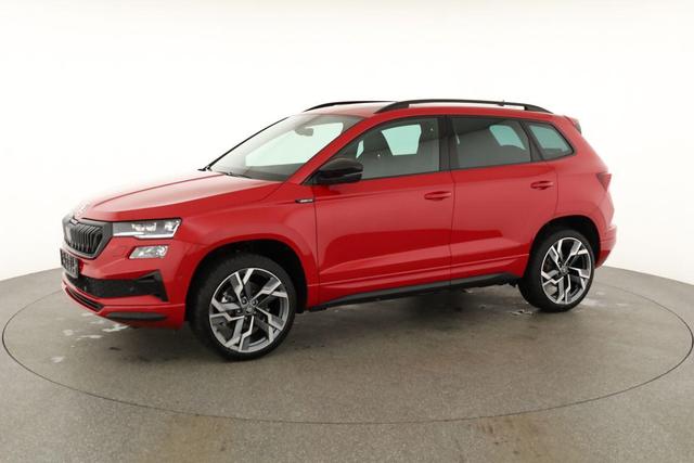 Skoda Karoq Sportline 1.5 TSI DSG Sportline, Pano, AHK, Navi, CANTON, Matrix, AreaView, Side, FS-beheizbar, 19-Zoll 