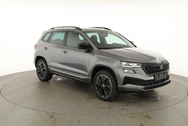 Skoda Karoq Sportline 4x4 2.0 TDI DSG Sportline, Pano, AHK, Navi, Matrix, AreaView, Side, Kamera, el. Klappe, FS-beheizbar, Winter 