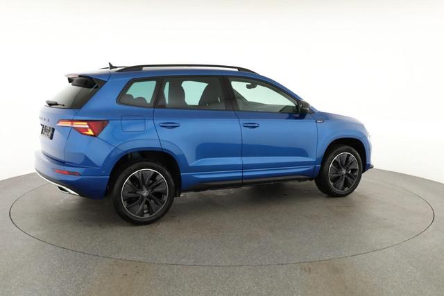 Skoda Karoq Sportline 1.5 TSI DSG Sportline, Pano, AHK, Navi, CANTON, Matrix, AreaView, Side, FS-beheizbar 