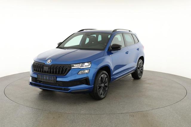 Skoda Karoq Sportline 1.5 TSI DSG Sportline, Pano, AHK, Navi, CANTON, Matrix, AreaView, Side, FS-beheizbar 