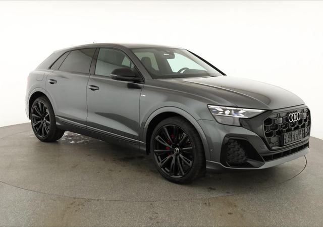 Audi Q8 - 50 TDI quattro qu S-LINE, Standheizung, HuD, Luft, Pano, B&O, 23-Zoll, AHK, Leder, AreaView, Optik schwarz