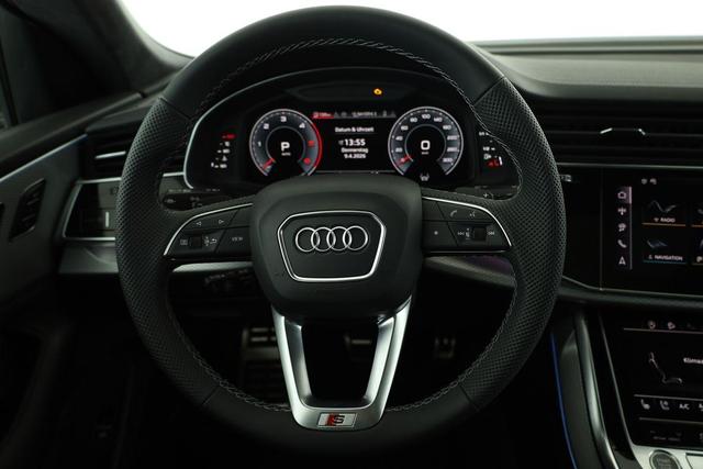 Audi Q8 50 TDI quattro qu S-LINE, Standheizung, HuD, Luft, Pano, B&O, 23-Zoll, AHK, Leder, AreaView, Optik schwarz 