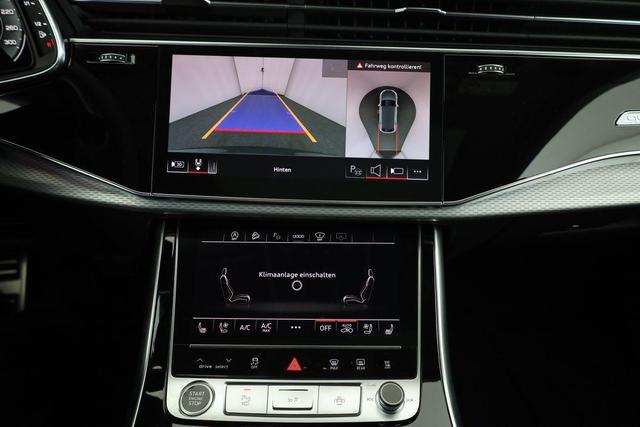 Audi Q8 50 TDI quattro qu S-LINE, Standheizung, HuD, Luft, Pano, B&O, 23-Zoll, AHK, Leder, AreaView, Optik schwarz 