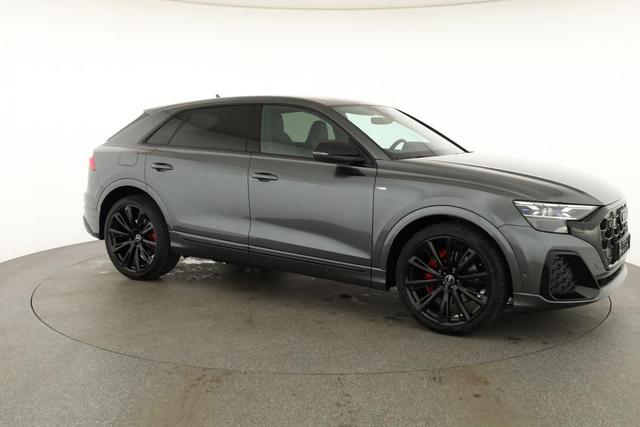 Audi Q8 50 TDI quattro qu S-LINE, Standheizung, HuD, Luft, Pano, B&O, 23-Zoll, AHK, Leder, AreaView, Optik schwarz 
