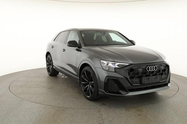 Audi Q8 50 TDI quattro qu S-LINE, Standheizung, HuD, Luft, Pano, B&O, 23-Zoll, AHK, Leder, AreaView, Optik schwarz 