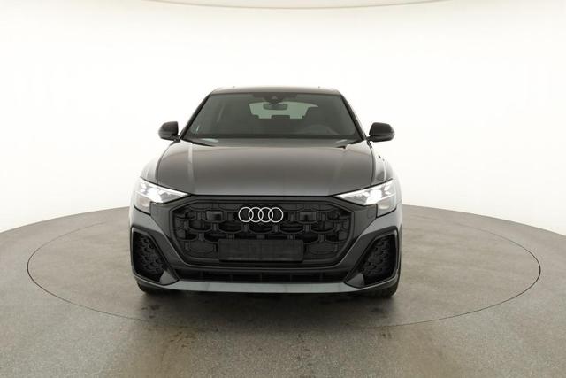Audi Q8 50 TDI quattro qu S-LINE, Standheizung, HuD, Luft, Pano, B&O, 23-Zoll, AHK, Leder, AreaView, Optik schwarz 