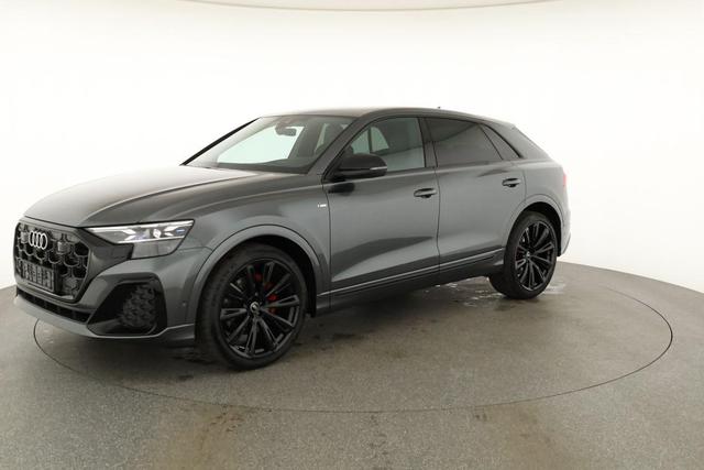 Audi Q8 50 TDI quattro qu S-LINE, Standheizung, HuD, Luft, Pano, B&O, 23-Zoll, AHK, Leder, AreaView, Optik schwarz 