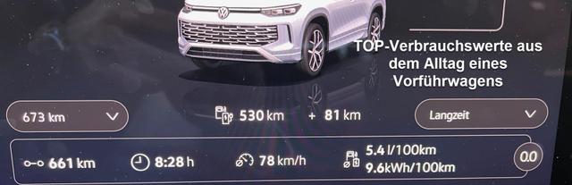 Volkswagen Tayron 1.5 TSI eHybrid 150 kW Life Life, Leder, Pano, HuD, AHK, AreaView, Side, Navi, Winter, 5-J. Garantie 