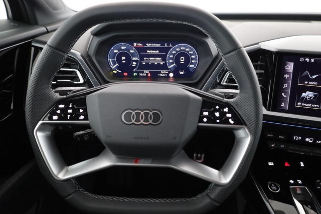 Audi Q4 e-tron 45 basis quattro S-LINE quattro, AHK, Navi, Matrix, Side, Kamera, el. Klappe, Winter. 20-Zoll 