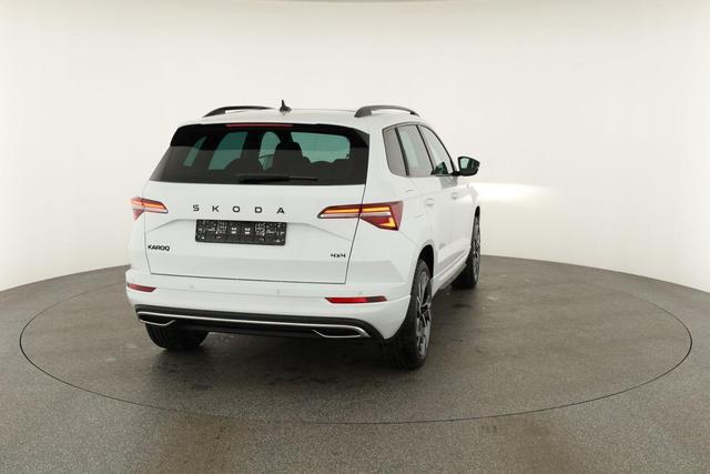 Skoda Karoq Sportline 4x4 2.0 TSI DSG Sportline, Pano, AHK, Navi, Matrix, Side, Winter, 5 J.-Garantie 