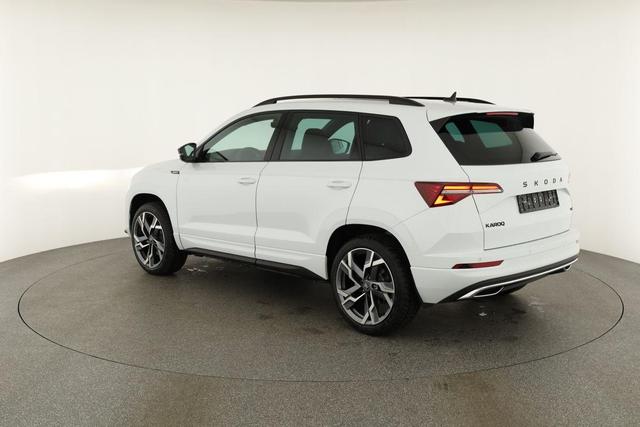 Skoda Karoq Sportline 4x4 2.0 TSI DSG Sportline, Pano, AHK, Navi, Matrix, Side, Winter, 5 J.-Garantie 
