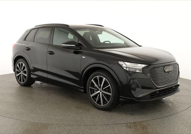 Audi Q4 e-tron - 45 basis quattro S-LINE quattro, Pano, AHK, Navi, Matrix, Komfort, Side, Kamera, el. Klappe, Winter. 20-Zoll