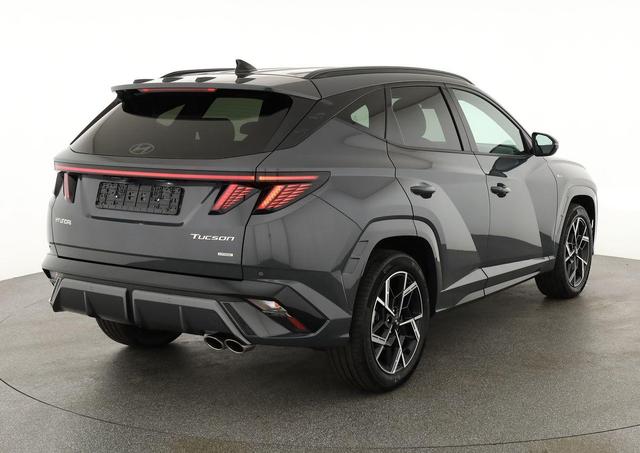 Hyundai TUCSON 1.6 T-GDI DCT 4WD N-LINE, AHK, el. Klappe, Teilleder, Navi, Kamera, ACC 