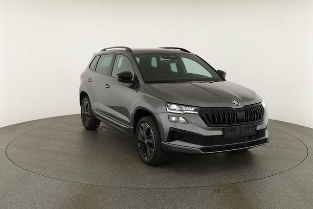 Skoda Karoq Sportline 1.5 TSI DSG Sportline, Pano, AHK, Navi, CANTON, Matrix, AreaView, Side, el. Klappe, FS-beheizbar, 5 J.-Garantie 