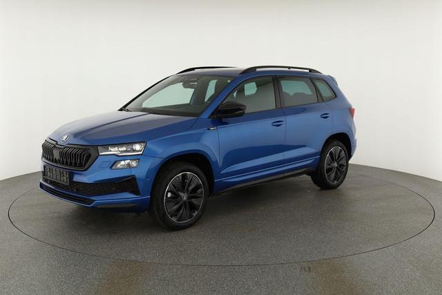 Skoda Karoq Sportline 1.5 TSI DSG Sportline, Pano, AHK, Navi, CANTON, Matrix, AreaView, Side, el. Klappe, FS-beheizbar, 5 J.-Garantie 