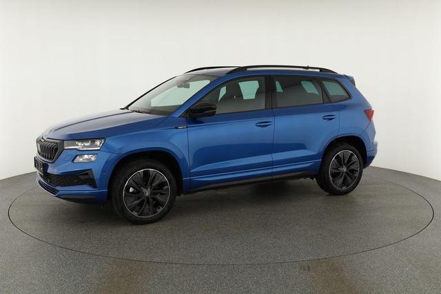 Skoda Karoq Sportline 1.5 TSI DSG Sportline, Pano, AHK, Navi, CANTON, Matrix, AreaView, Side, el. Klappe, FS-beheizbar, 5 J.-Garantie 